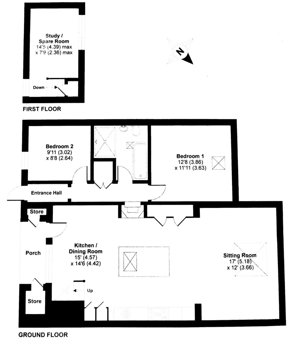 Floor Plan Overview: Navigate our spacious, beautifully laid-out home for your perfect getaway!