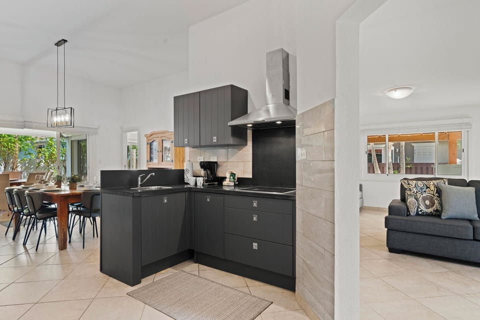 Kitchen has everything you need to make delicious meals