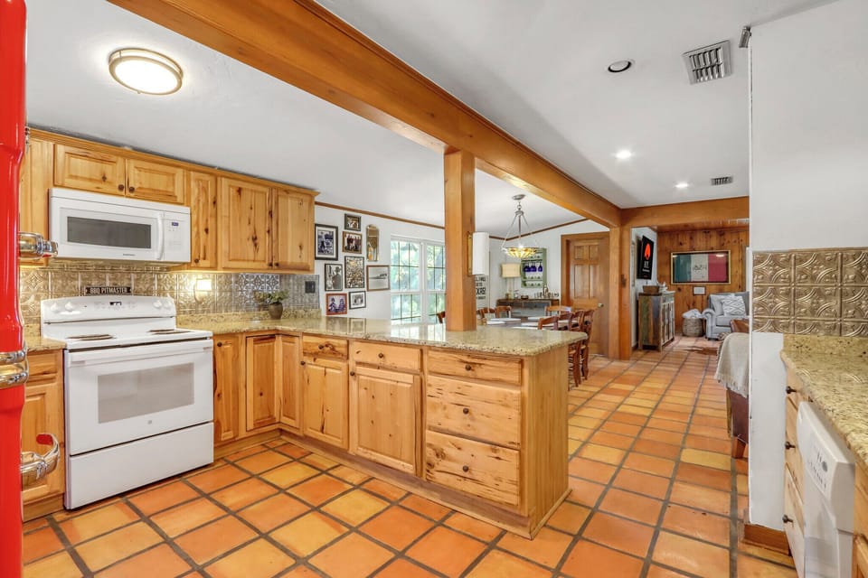 Looking back out to the living area