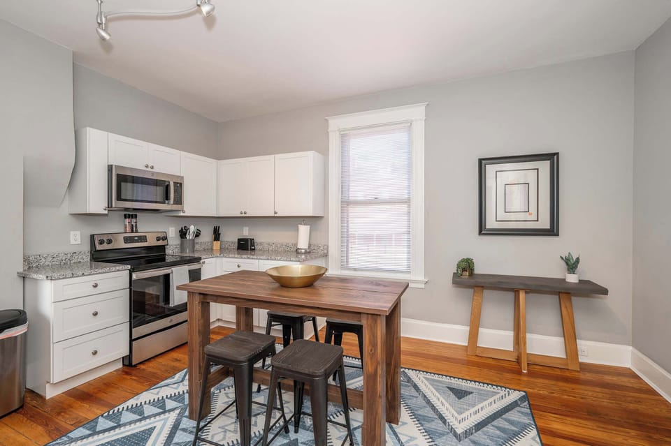 Dining table with seating for 4