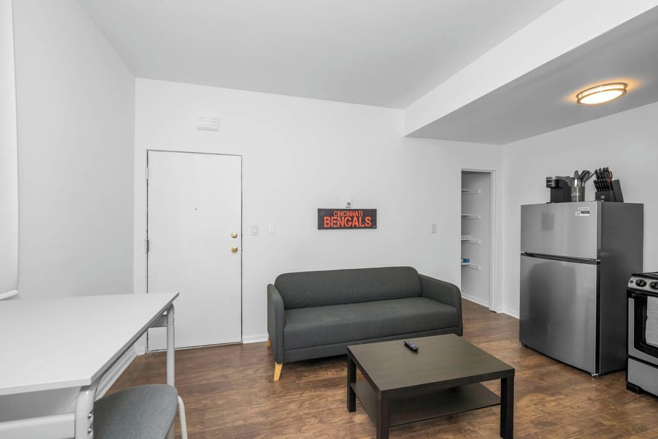 Indulge in all your streaming favorites as you relax in the cozy living space
