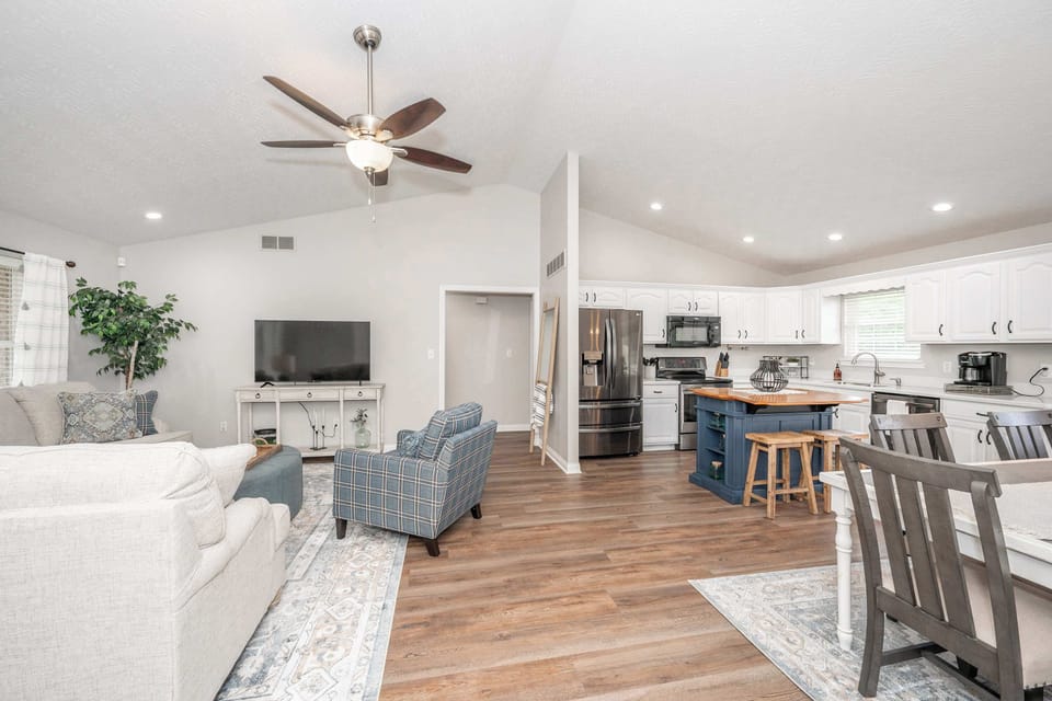 Open concept living space