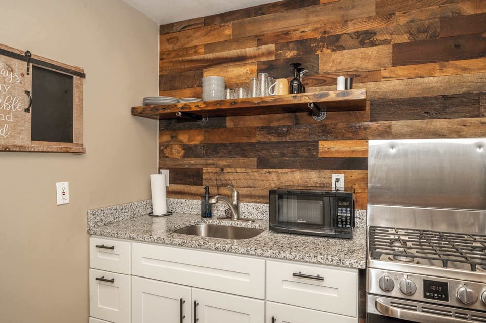 The kitchen is well-equipped for your visit
