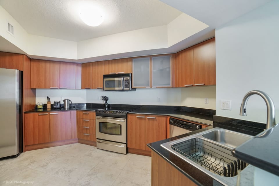 Fully equipped kitchen