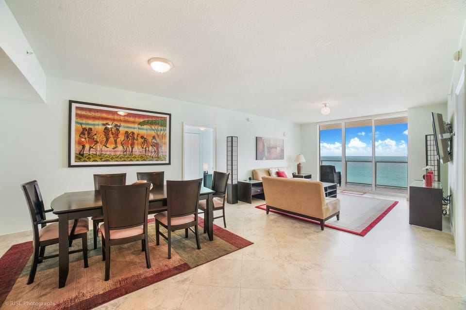 Dining table with seating for 6
