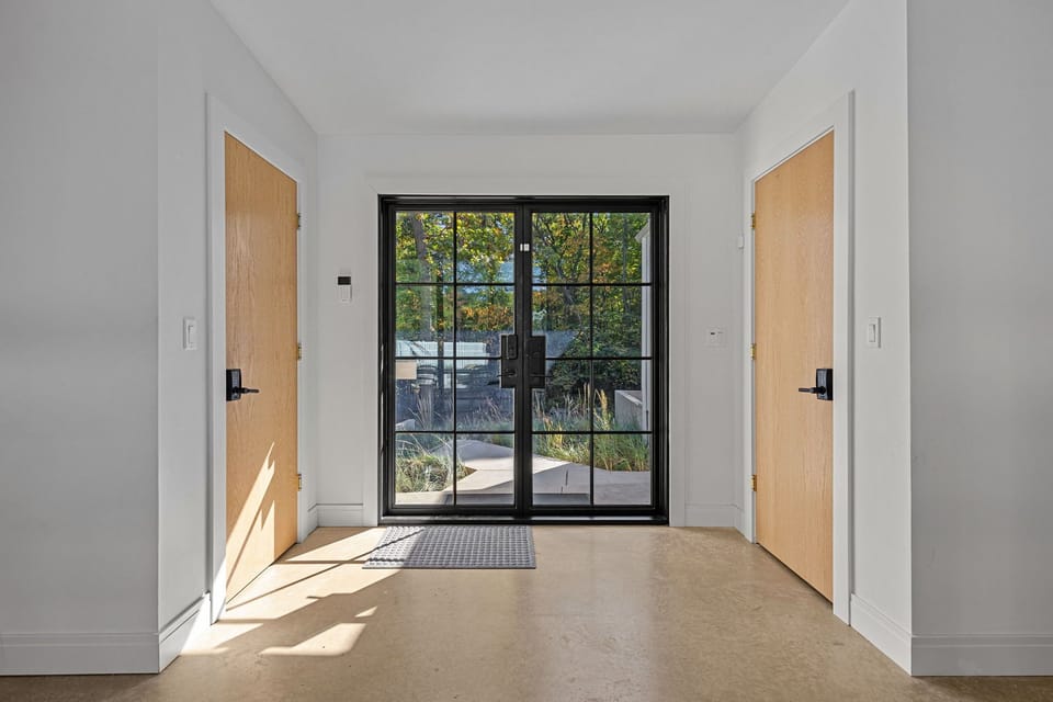 Warm light is the best welcome mat! Ready to brighten your day from the moment you walk in.