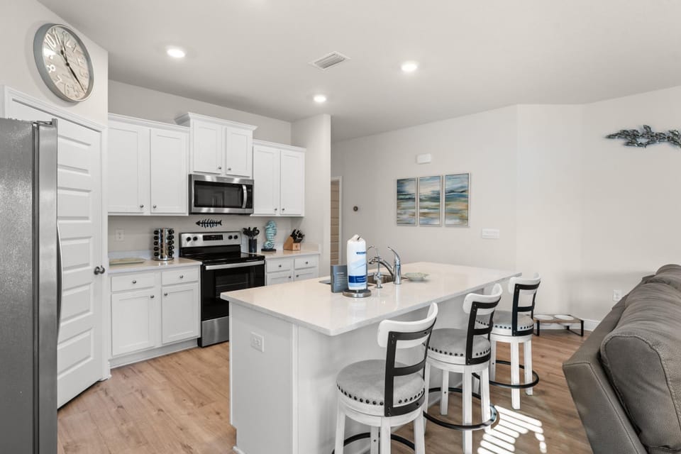 Pet Friendly Beach House - Osprey Landing | Private kitchen | Coffee/tea maker, full-size fridge, microwave, oven