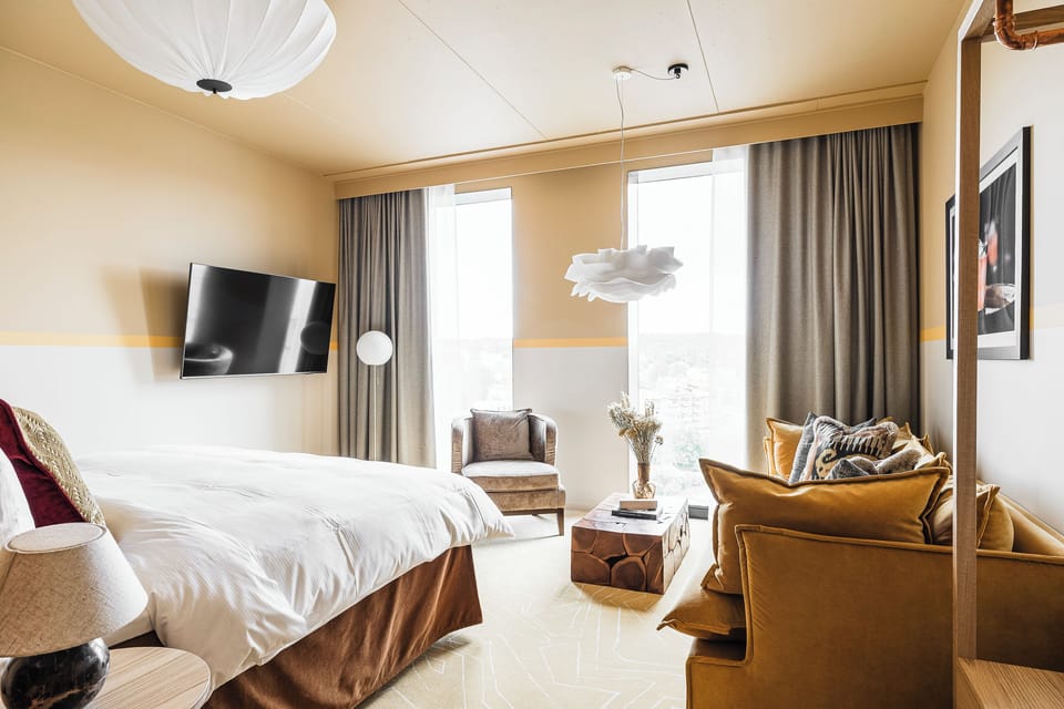 Deluxe Room | Minibar, blackout drapes, iron/ironing board, WiFi (free)