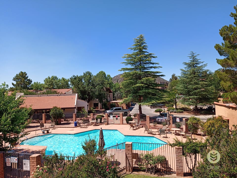 pool outside your door