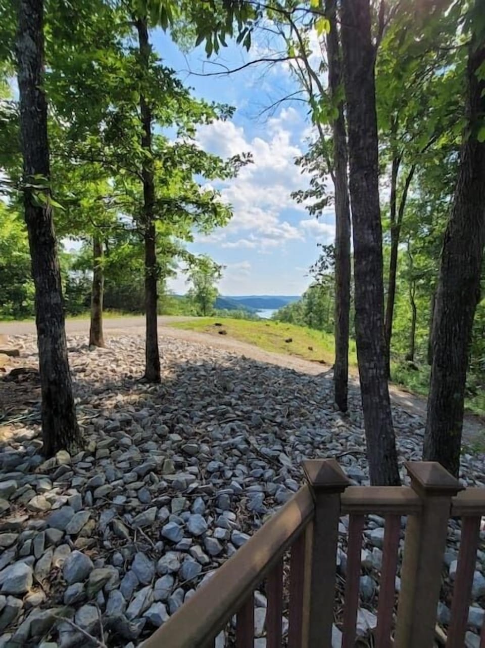 Lake view from front deck.