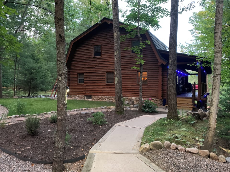 You're only steps away from our rustic cabin!