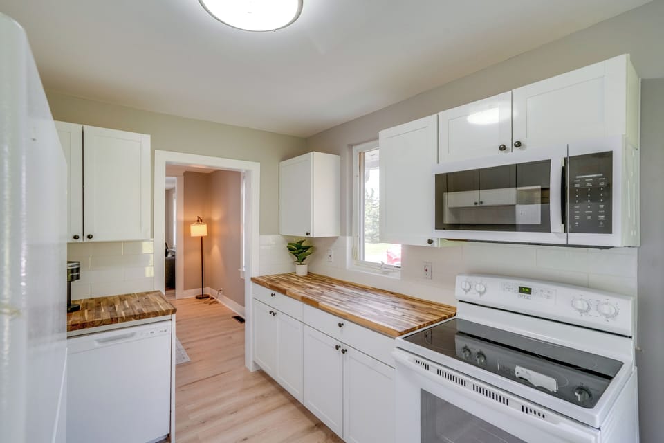 Interior | Central Heating (Oil) | 2 Window A/C Units | Free WiFi