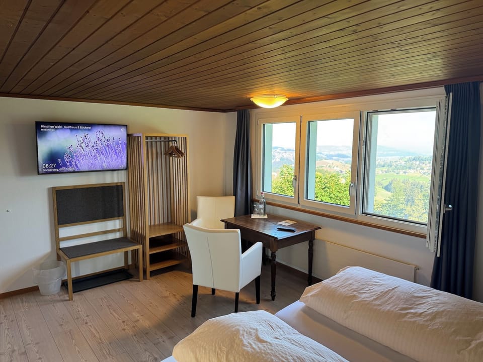Standard Double Room, Hill View | Down comforters, desk, laptop workspace, blackout drapes