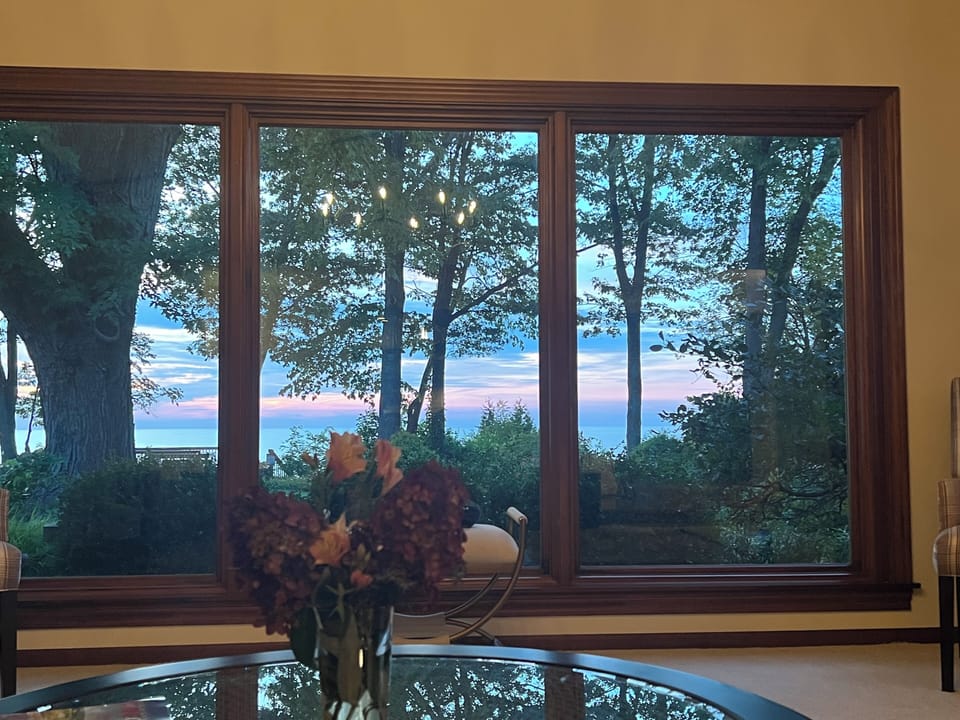 Michigan sky view from the living area