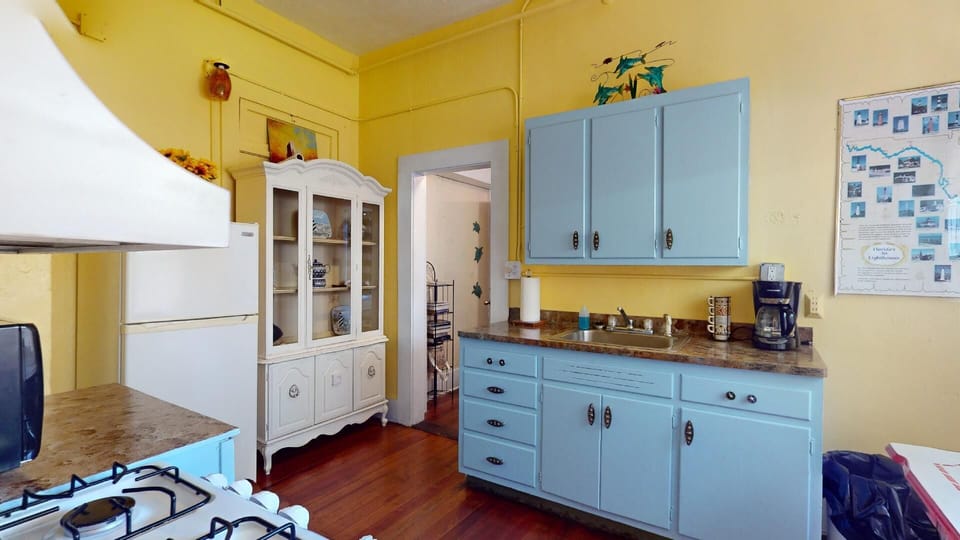 Lighthouse Suite (1st Floor) | Private kitchen | Shared fridge, microwave, highchair