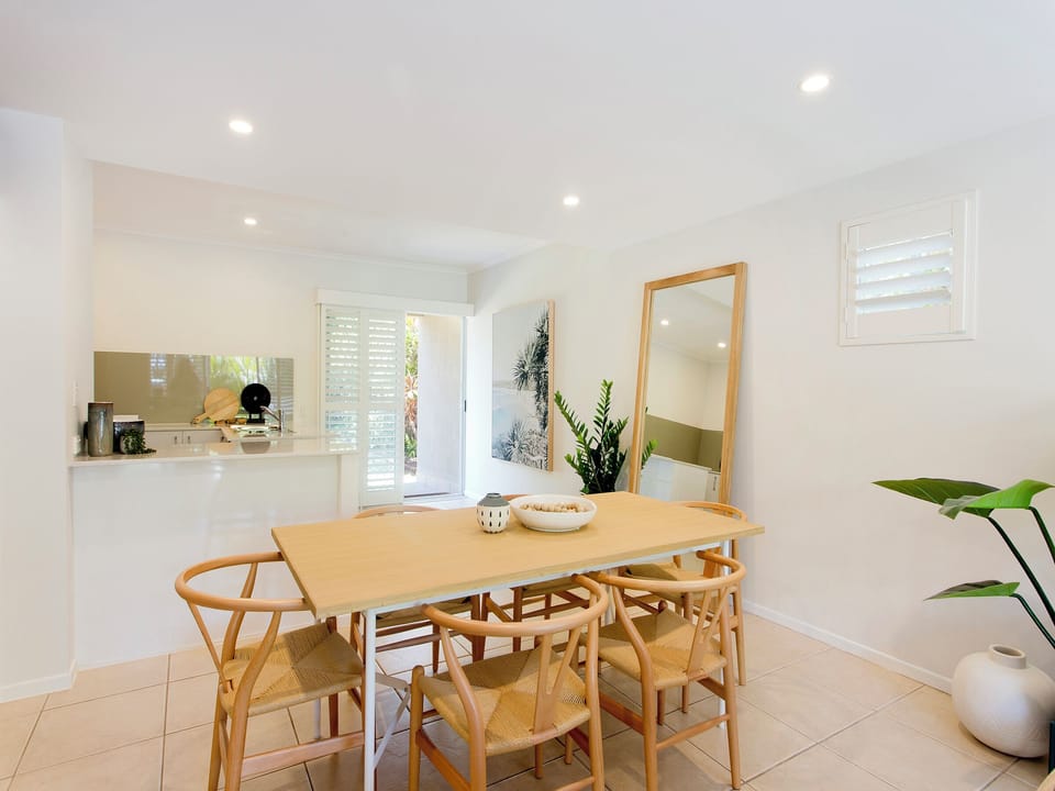 Townhome, Patio, Garden View | Living area | 55-inch flat-screen TV with digital channels