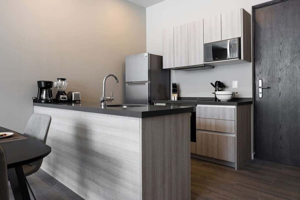 Kitchen essentials ready for everyday cooking.