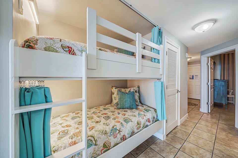 There is also a bunk area, perfect for traveling with children.
