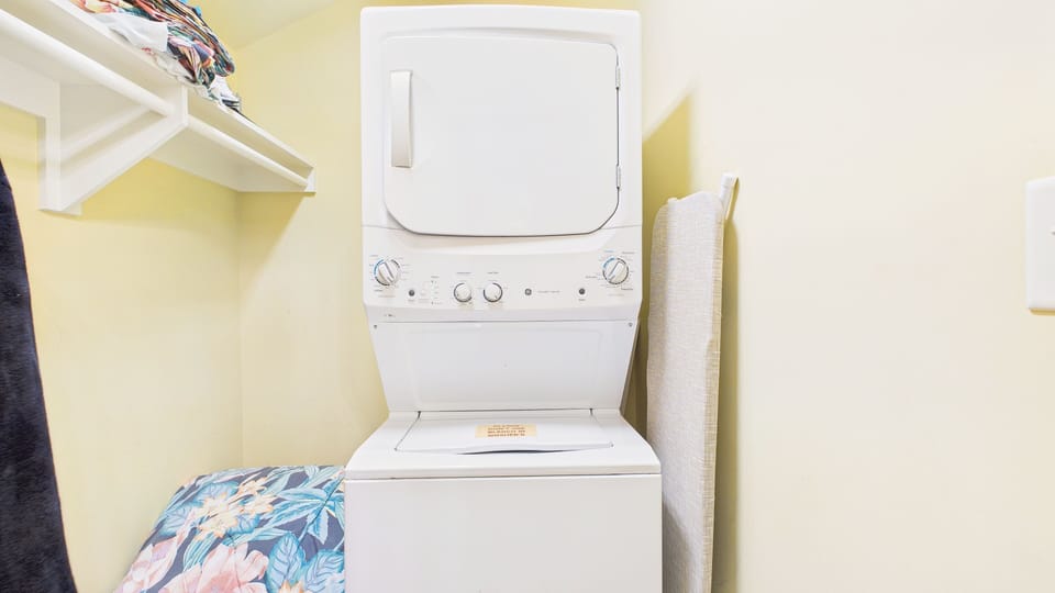 Washer and dryer machines for guest use