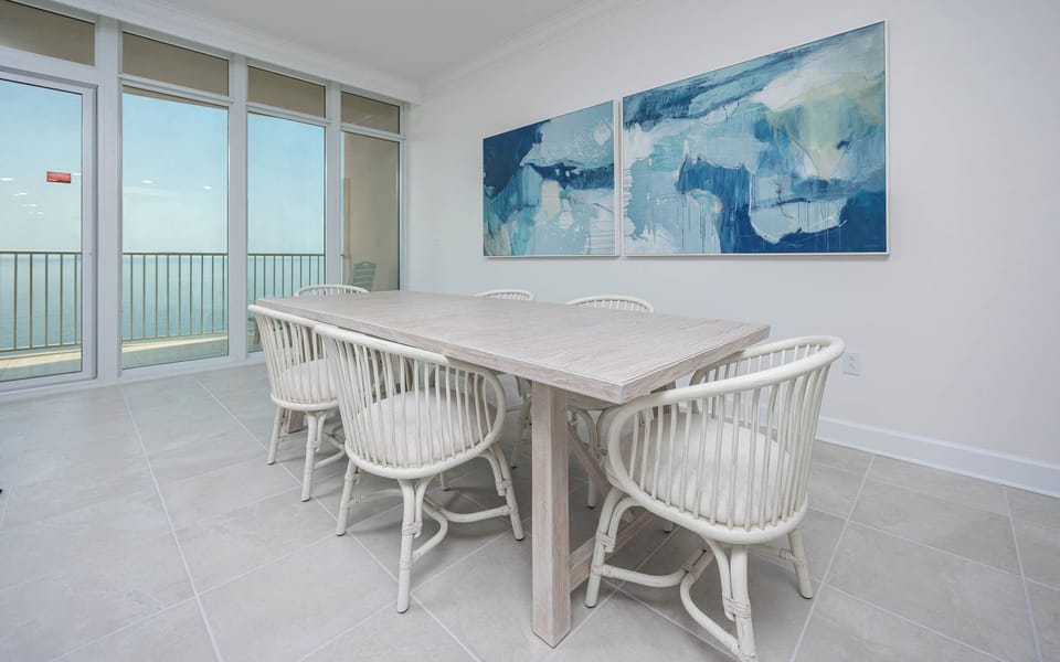 Savor a family meal or enjoy a fun game night with beach views and create lasting memories with loved ones