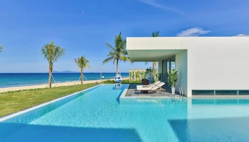 L shape swimming pool