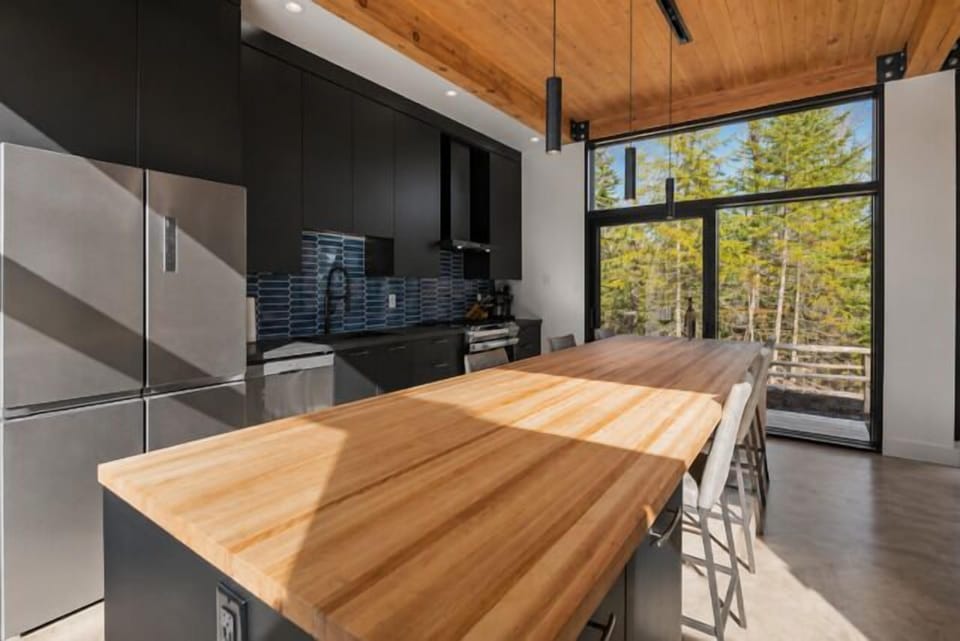 Kitchen, counter for meals
