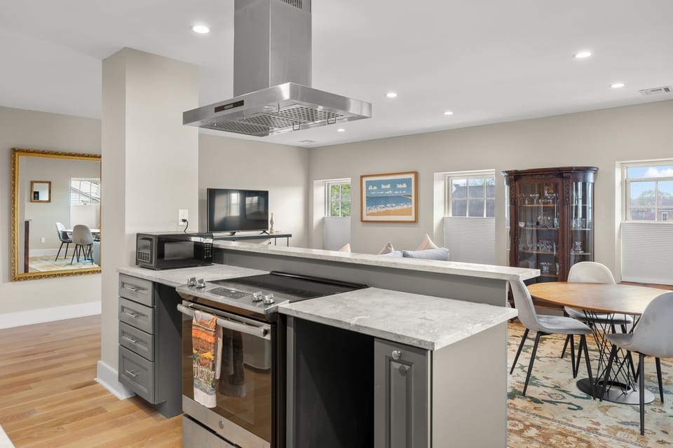 Signature Apartment | Private kitchen | Shared fridge, espresso maker, coffee/tea maker, electric kettle