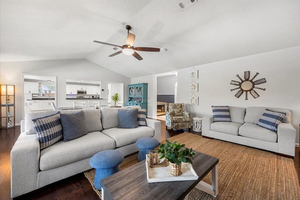 Living room with new furniture
