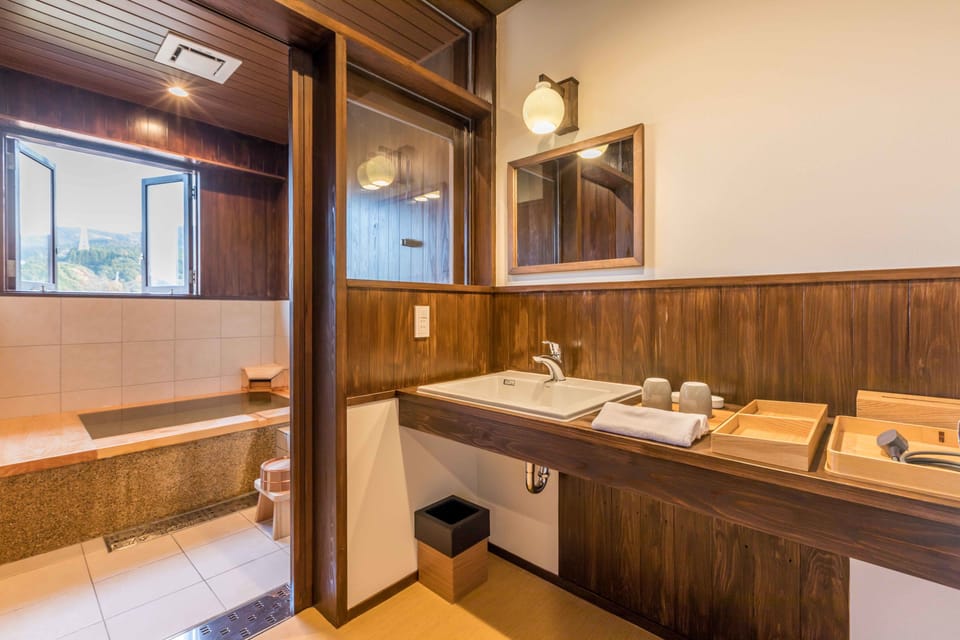 Suite Room with Tatami Area and Hot Spring Bath | Iron/ironing board, free WiFi, bed sheets