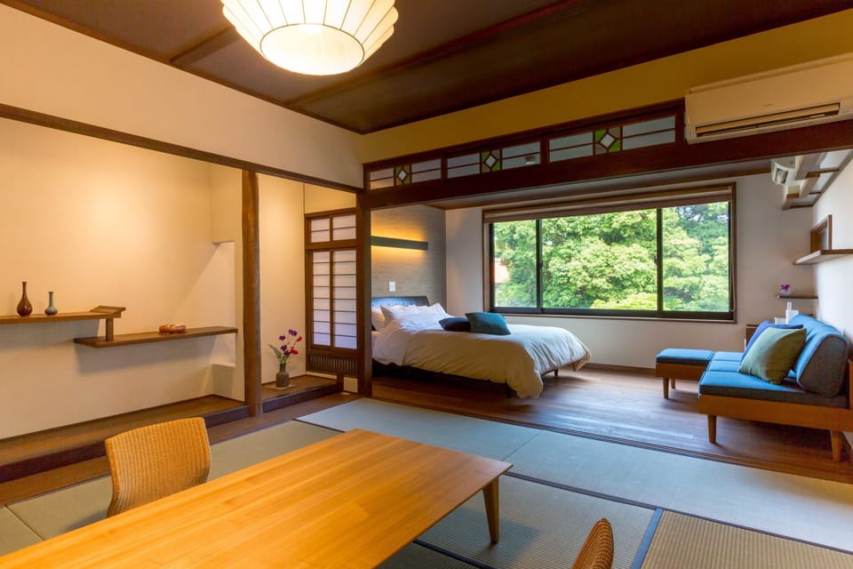 Japanese Western room /Natural Hot Spring Bath -Yuri-	 | Iron/ironing board, free WiFi, bed sheets