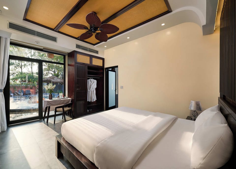 Deluxe Room, Balcony, Pool View | View from room
