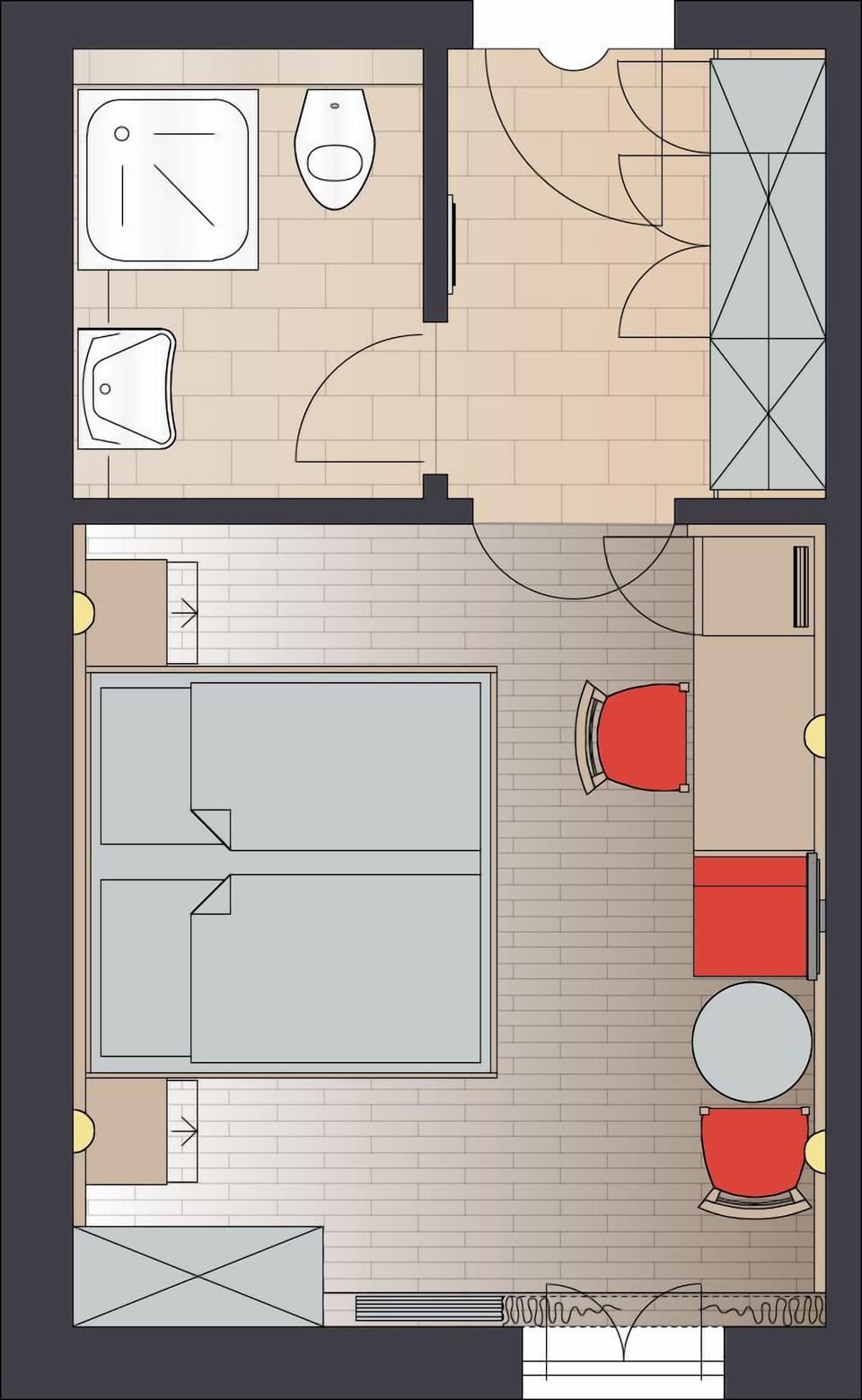 Double Room | Floor plan