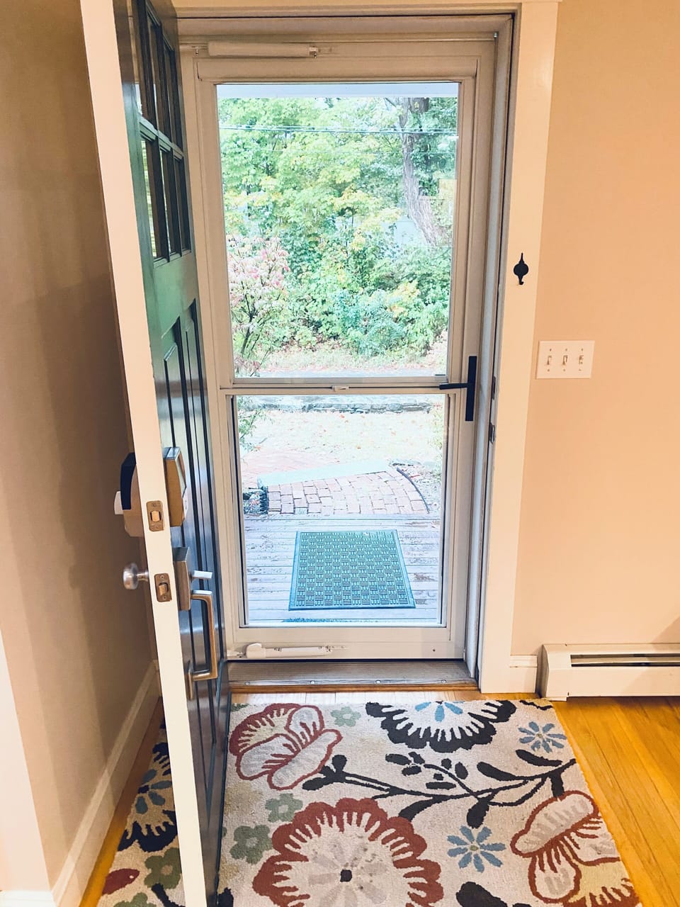Welcome! Main door to VRBO property.