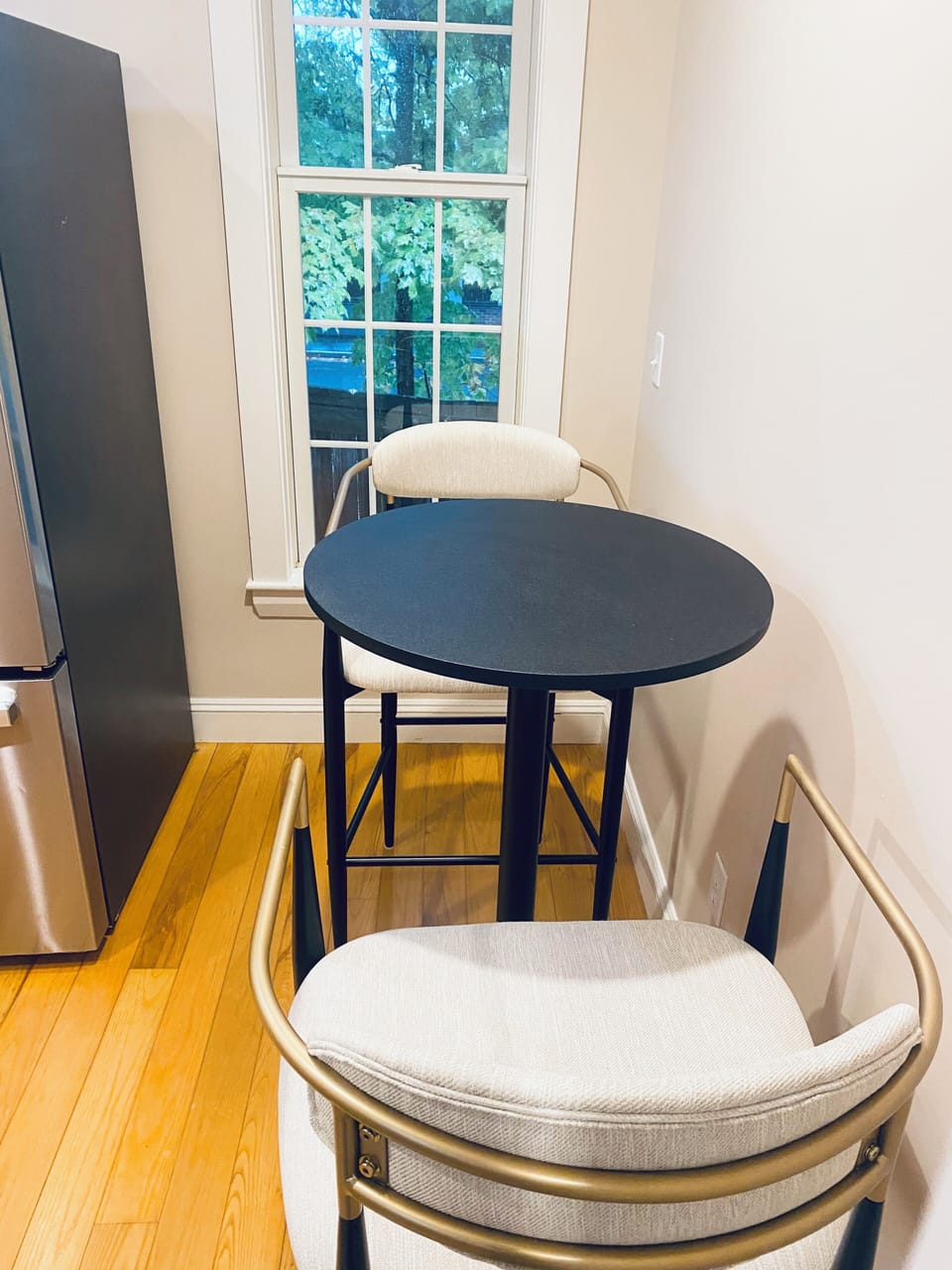Table for 2 in kitchen. 