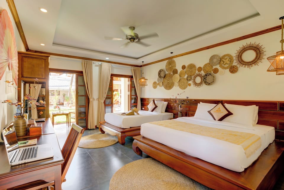 Deluxe Triple Room, Balcony, Garden View | Front of property