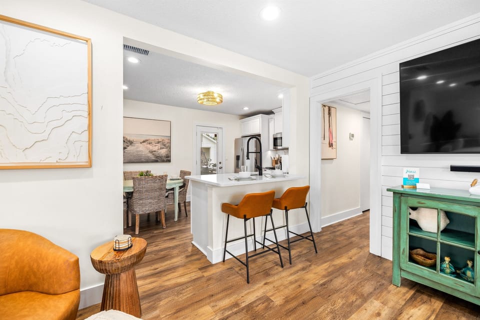 A beautifully designed open kitchen and dining space - perfect for gathering, entertaining, and making memories together