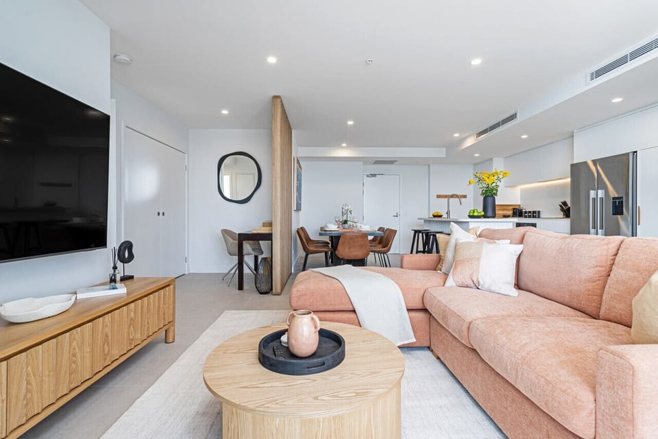 Living Room + Dining Area