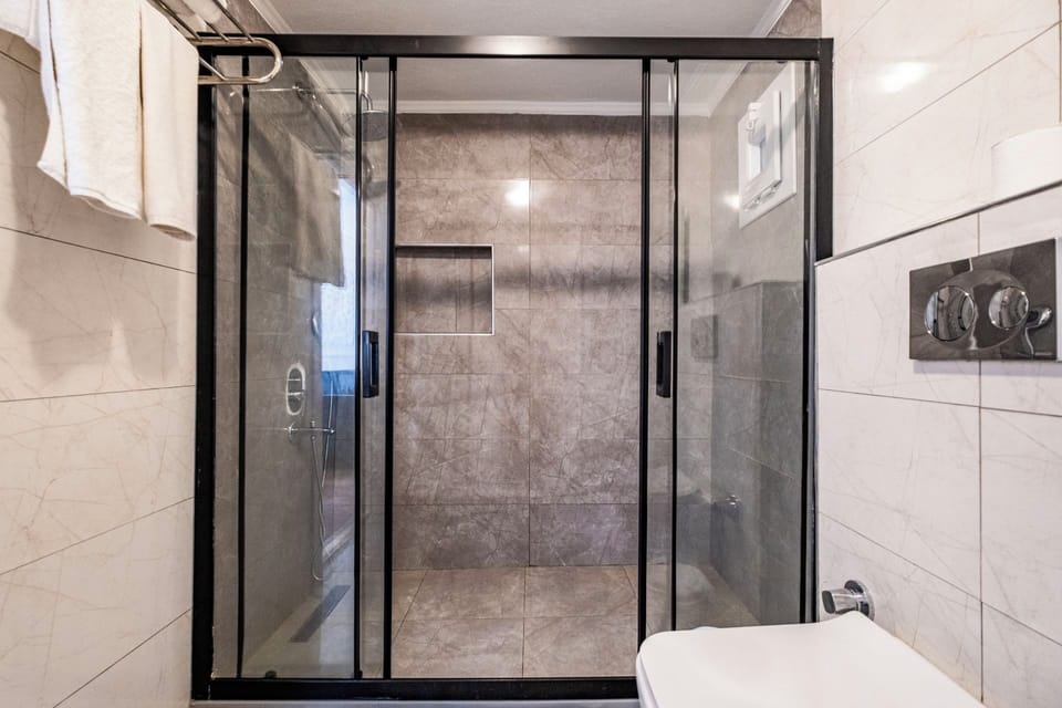 Exclusive Villa, 2 Bedrooms, Private Pool | Bathroom | Shower, rainfall showerhead, free toiletries, hair dryer