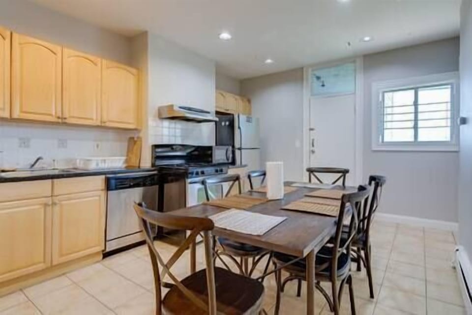 Dining room- with all the fixings you need.