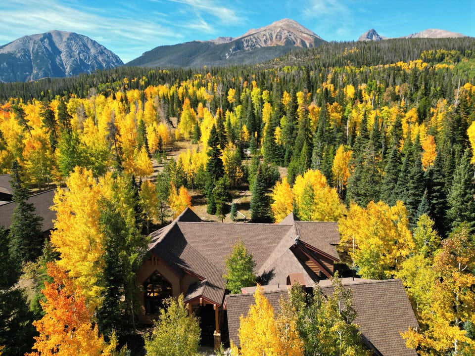 The home backs up to beautiful hiking and forested views.