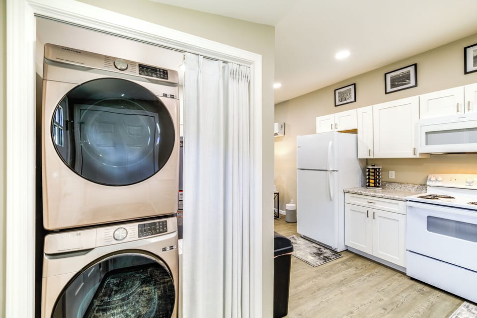 Laundry Area & Kitchen