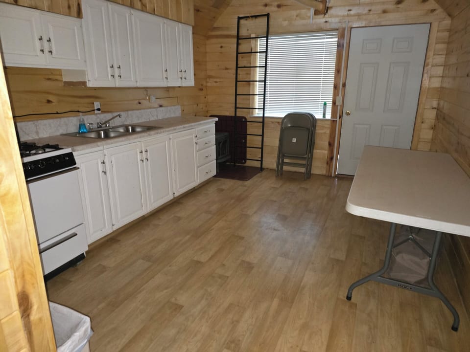 Lake Cabin Kitchen view