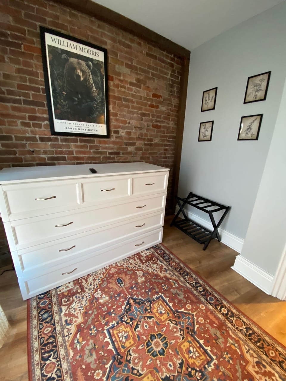 Unit 2 second bedroom with murphy bed