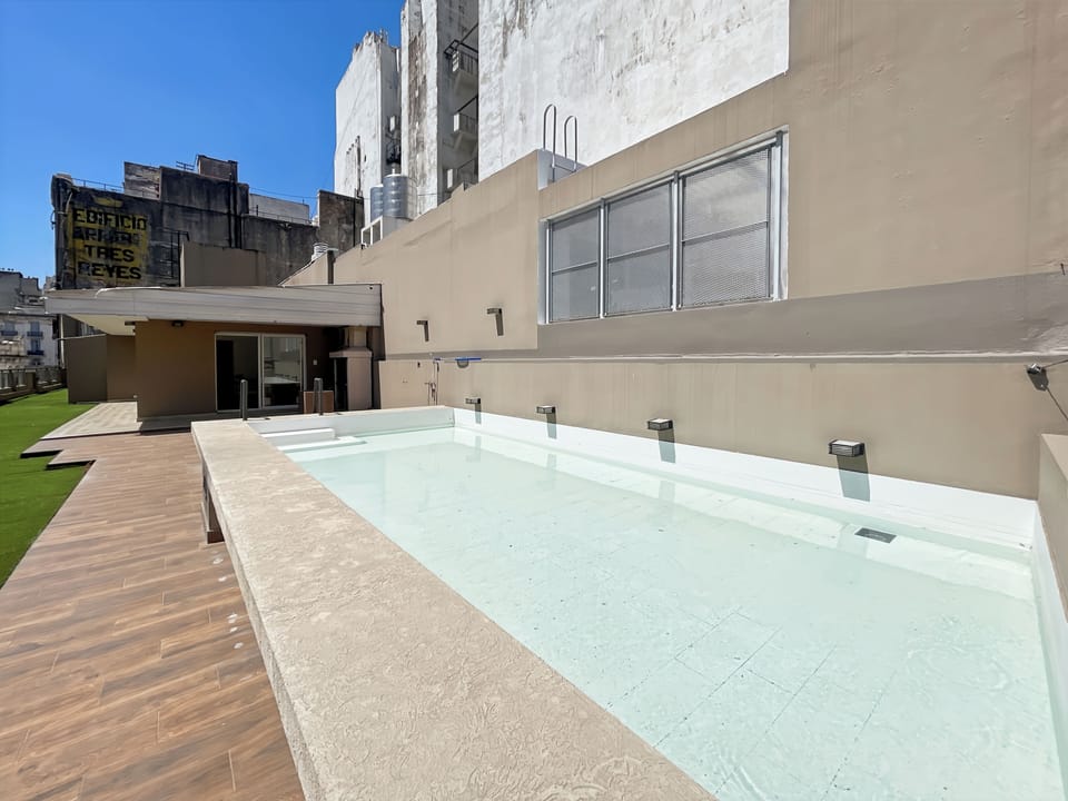 Apartment, 1 Bedroom, Smoking, Balcony | Pool | Outdoor pool