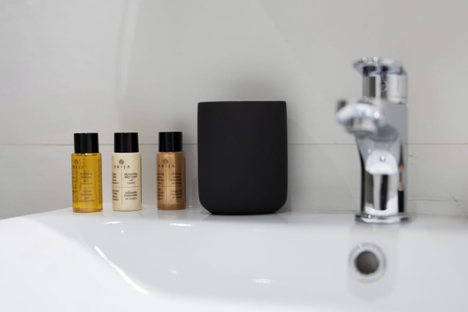 Family Apartment, Non Smoking, Terrace | Bathroom | Free toiletries, hair dryer, slippers, bidet