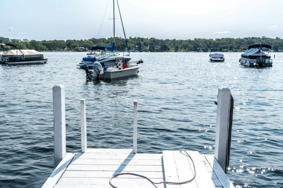Anchor your thoughts and enjoy the calm at the dock