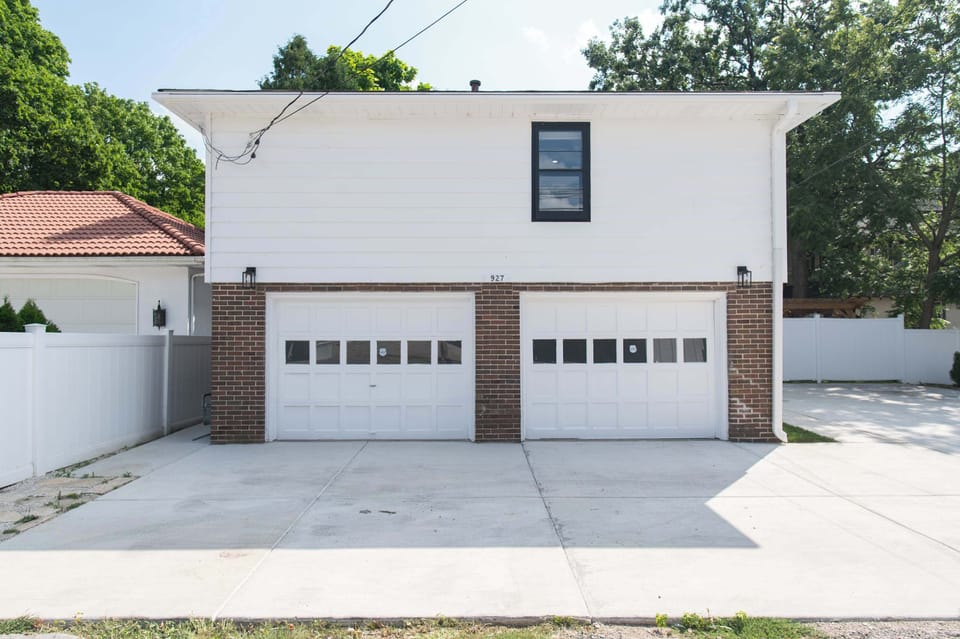 This apartment offers parking for 1 vehicle in front of the garage