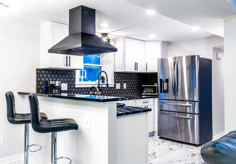 Whip up a meal in the modern kitchen!