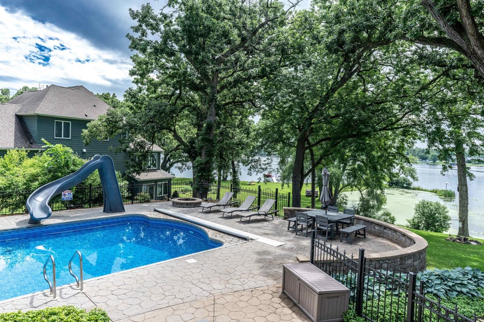 Take a dip in the serene private pool!
