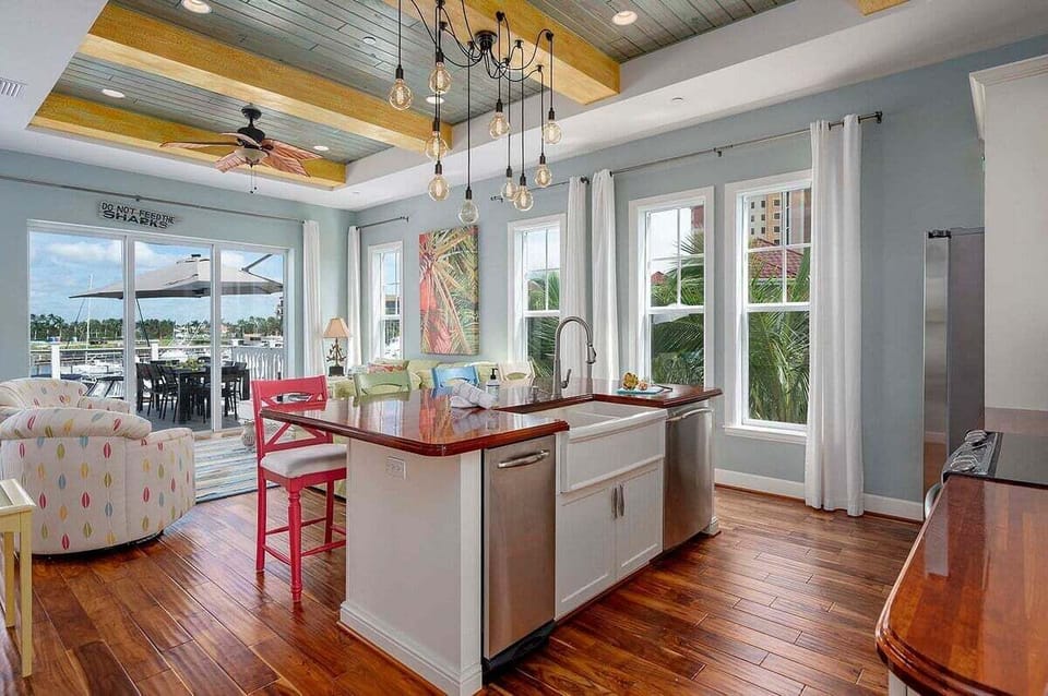 Kitchen and Living Space